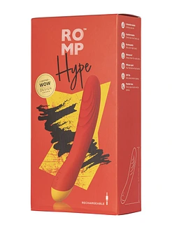 Вібратор для точки G та клітора Romp Hype, гнучкий, особливо м’яка головка, 10 варіантів стимуляції