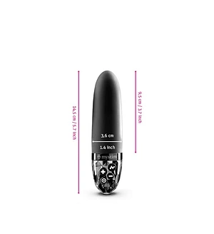 Вібратор з електростимуляцією Mystim Sleak Freak Black Edition