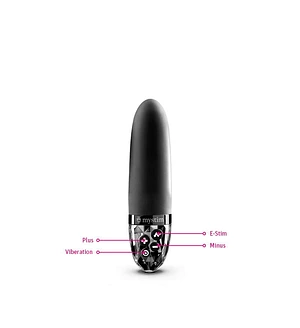 Вібратор з електростимуляцією Mystim Sleak Freak Black Edition