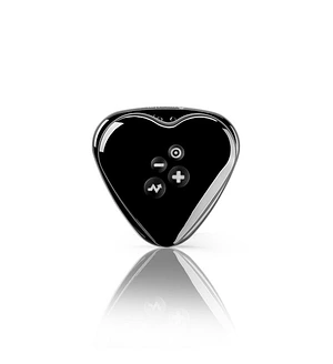 Вібратор для клітора з електростимуляцією Mystim Heart's Desire Black Edition