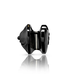 Вібратор для клітора з електростимуляцією Mystim Heart's Desire Black Edition