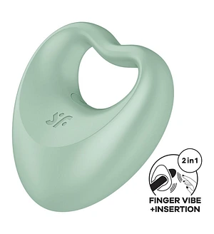 Вібратор на палець та ерекційне кільце 2в1 Satisfyer Perfect Pair 3