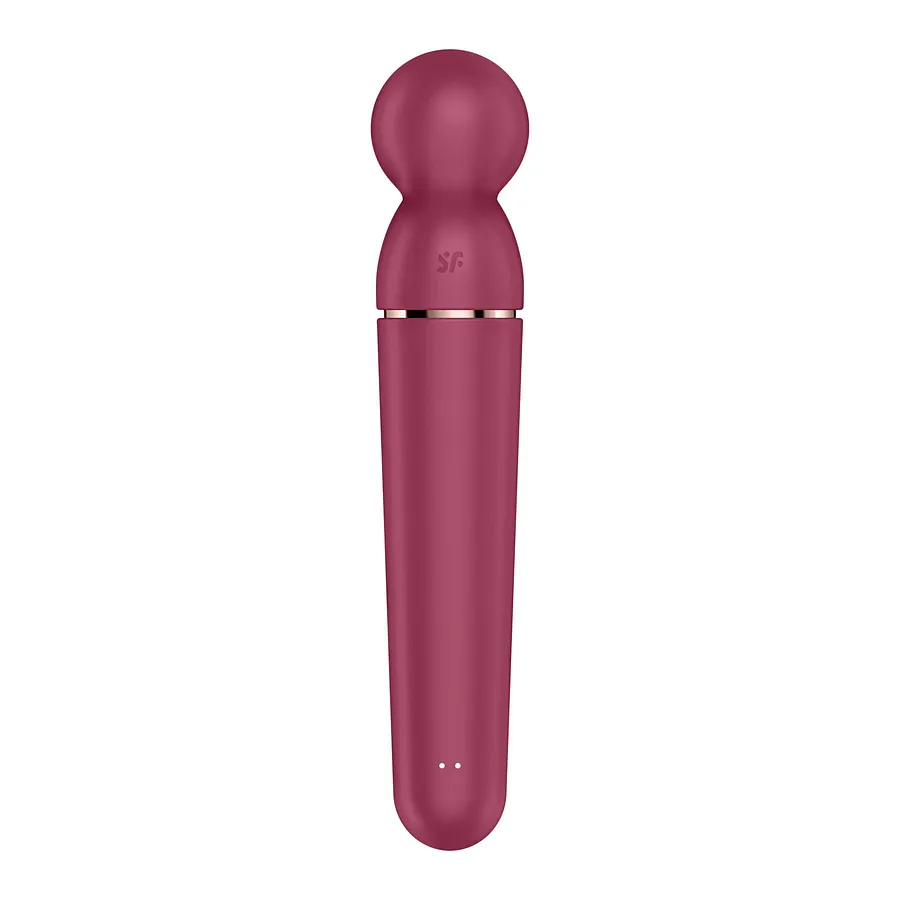 Вібромасажер Satisfyer Planet Wand-er Berry/Rosegold, дуже потужний, бездротовий