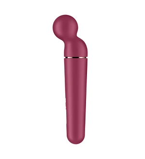 Вібромасажер Satisfyer Planet Wand-er Berry/Rosegold, дуже потужний, бездротовий