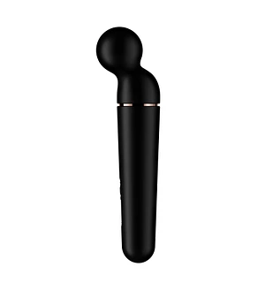 Вібромасажер Satisfyer Planet Wand-er Black/Rosegold, дуже потужний, бездротовий