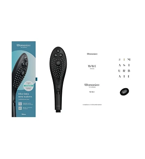 Насадка-стимулятор для душу 2в1 Womanizer Wave Black, масажер для інтимних зон