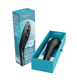 Насадка-стимулятор для душу 2в1 Womanizer Wave Black, масажер для інтимних зон