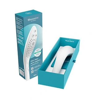 Насадка-стимулятор для душу 2в1 Womanizer Wave White, масажер для інтимних зон