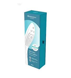 Насадка-стимулятор для душу 2в1 Womanizer Wave White, масажер для інтимних зон