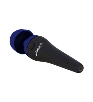 Вібромасажер PalmPower Recharge Blue, перезаряджуваний, гнучка головка, тревел-замок