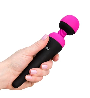 Вібромасажер PalmPower Recharge Pink, перезаряджуваний, гнучка головка, тревел-замок