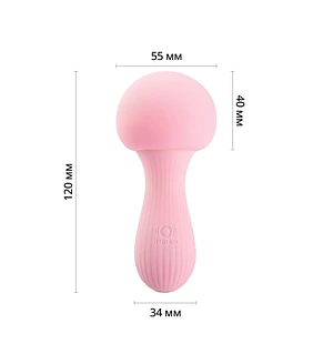 Вібромасажер Otouch MUSHROOM Pink, 7 режимів, функція нічника, технологія «старт-стоп»