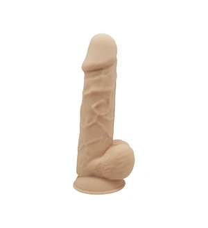 Фалоімітатор з вібрацією SilexD Norman Vibro Flesh (Model 1 size 8,5") LRS (м'яте паковання)