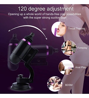 Міні секс-машина Hismith Mini Capsule Sex-Machine with Strong Suction Cup (м'ята паковання)