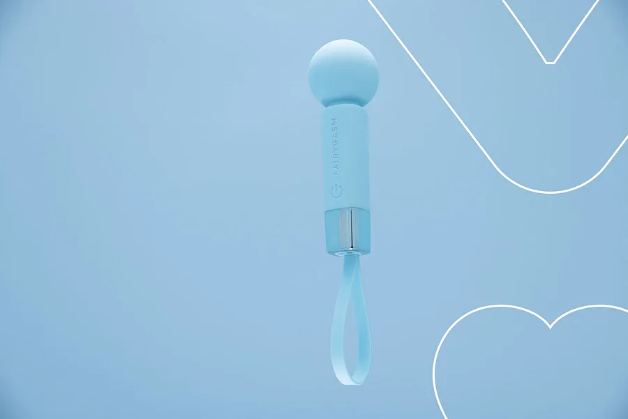 Мінівібромасажер FairyGasm Pearlstasy blue