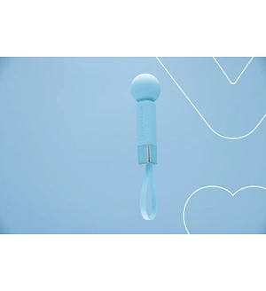 Мінівібромасажер FairyGasm Pearlstasy blue