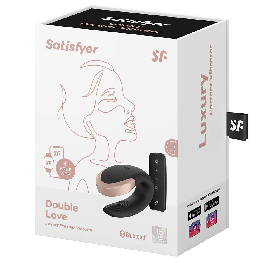 Смарт-вібратор для пар Satisfyer Double Love (Black) (м'яте паковання)