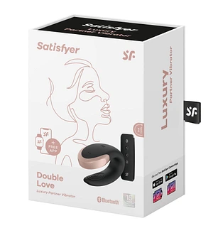 Смарт-вібратор для пар Satisfyer Double Love (Black) (м'яте паковання)