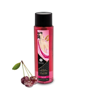 Гель для ванни та душу Shunga Frosted Cherry, 370 мл, з рослинними оліями та вітаміном Е
