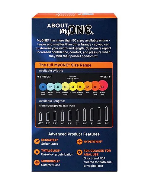 Презервативи MyONE Extra Wide 10 шт, картонна коробка