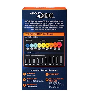Презервативи MyONE Extra Wide 10 шт, картонна коробка