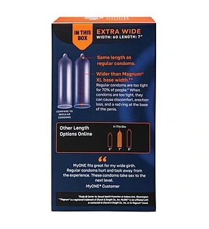 Презервативи MyONE Extra Wide 10 шт, картонна коробка