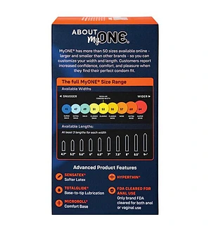 Презервативи MyONE Extra Wide & Long 10 шт, картонна коробка