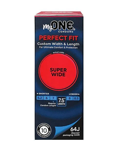 Презервативи MyONE Super Wide 10 шт, картонна коробка
