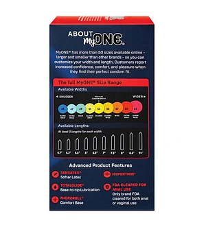 Презервативи MyONE Super Wide 10 шт, картонна коробка