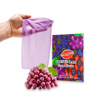 Латексна серветка Latex Dental Dams Grape 1 шт