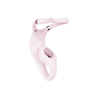 Смарт-вібратор для пар Adrien Lastic Venus + APP, подвійний, можна носити під одягом, 10 режимів