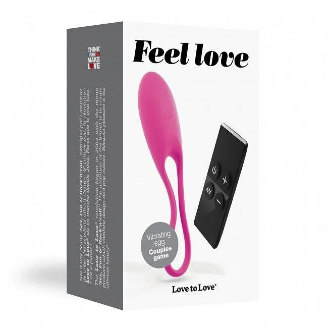 Віброяйце Love To Love Feel Love Pink (м'яте паковання)