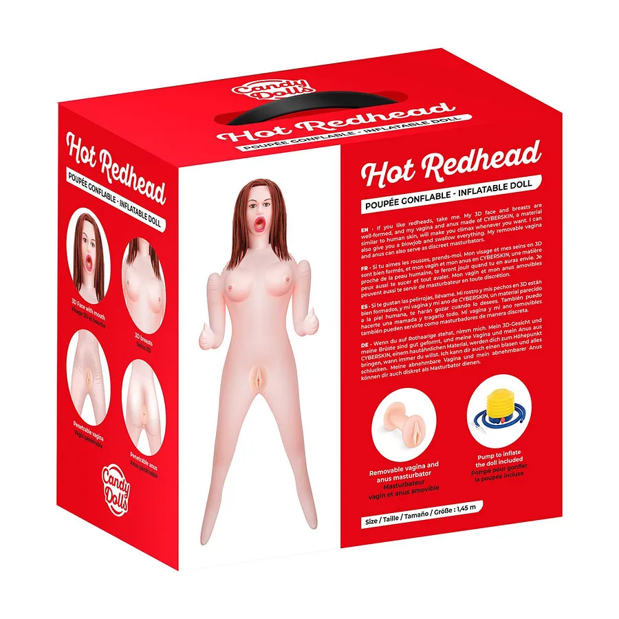 Надувна лялька Candy Dolls Hot Redhead (м'ята паковання)