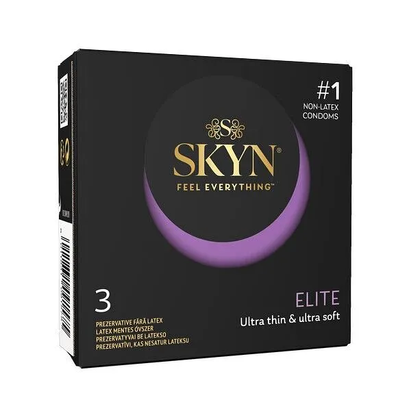 Безлатексні преміум-презервативи SKYN Elite 3 шт, ультратонкі