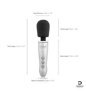 Вібромасажер DOXY Go, компактний, перезаряджуваний, водостійкий, 6 режимів