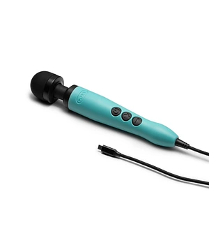 Вібромасажер DOXY3 USB-C Massager TURQUOISE, кабель USB-C, регульована інтенсивність, компактний