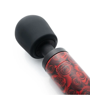 Вібромасажер DOXY Original ROSE PATTERN, дуже потужний, живлення 220В, пульсівні вібрації