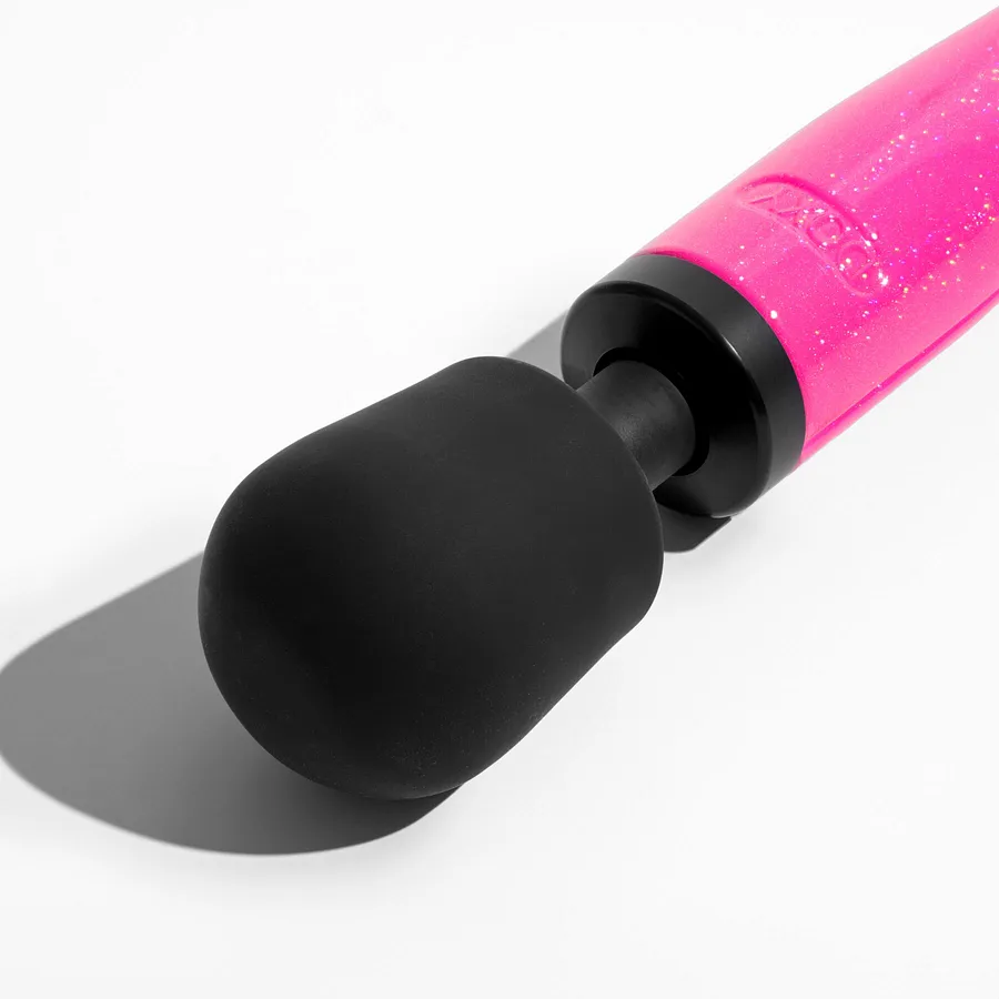 Вібромасажер DOXY Die Cast Massager Hot Pink, дуже потужний, живлення 220В, металевий корпус