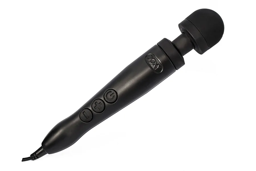 Вібромасажер DOXY Die Cast 3 Matt Black, дуже потужний, живлення 220В, металевий корпус