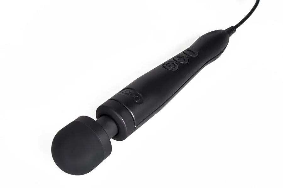 Вібромасажер DOXY Die Cast 3 Matt Black, дуже потужний, живлення 220В, металевий корпус