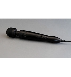 Вібромасажер DOXY Die Cast 3 Matt Black, дуже потужний, живлення 220В, металевий корпус