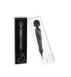 Вібромасажер DOXY Die Cast 3 Matt Black, дуже потужний, живлення 220В, металевий корпус