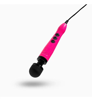 Вібромасажер DOXY Die Cast 3 Hot Pink, дуже потужний, живлення 220В, металевий корпус