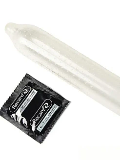 Презервативи Holographic Recare Ice Cream Big Dotted Condoms 12 шт, з пухирцями, аромат: морозиво