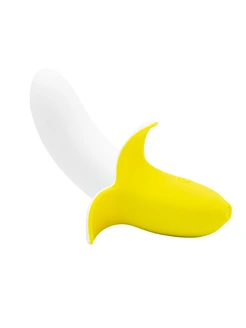 Вібратор-банан Banana Bliss Mini Silicone Vibrator, вагінально-кліторальна стимуляція, 10 режимів