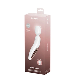 Вібромасажер Satisfyer Wand-erland (White/Rosegold)