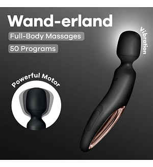 Вібромасажер Satisfyer Wand-erland (Black/Rosegold)