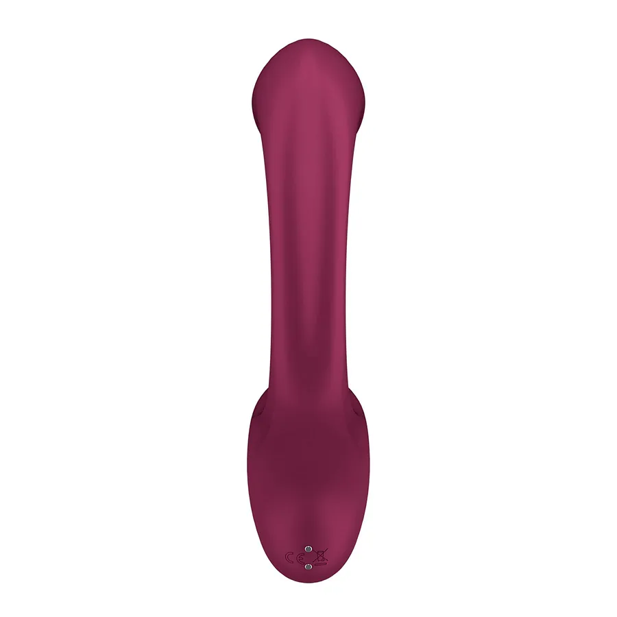 Вагінально-кліторальний вібратор Satisfyer G for Goddess 2 Wine Red, 2 мотори