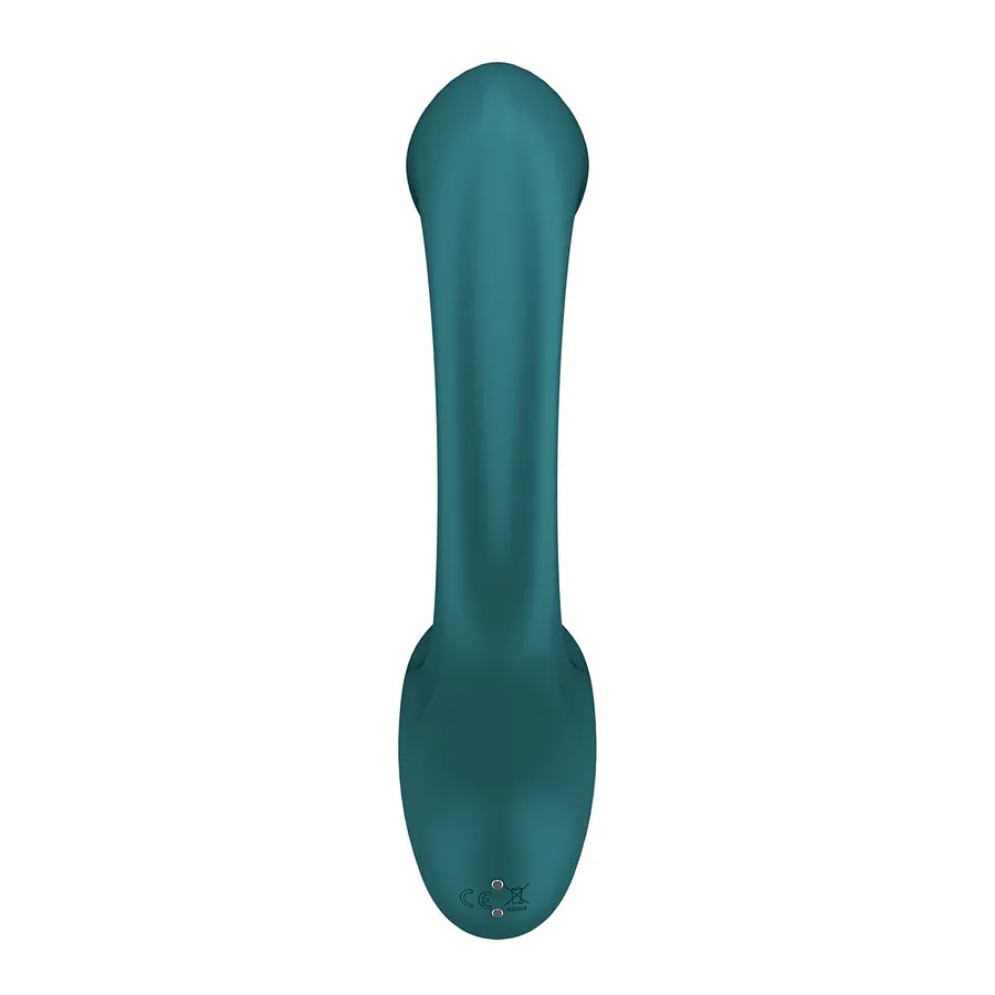 Вагінально-кліторальний вібратор Satisfyer G for Goddess 2 Bottle Green, 2 мотори