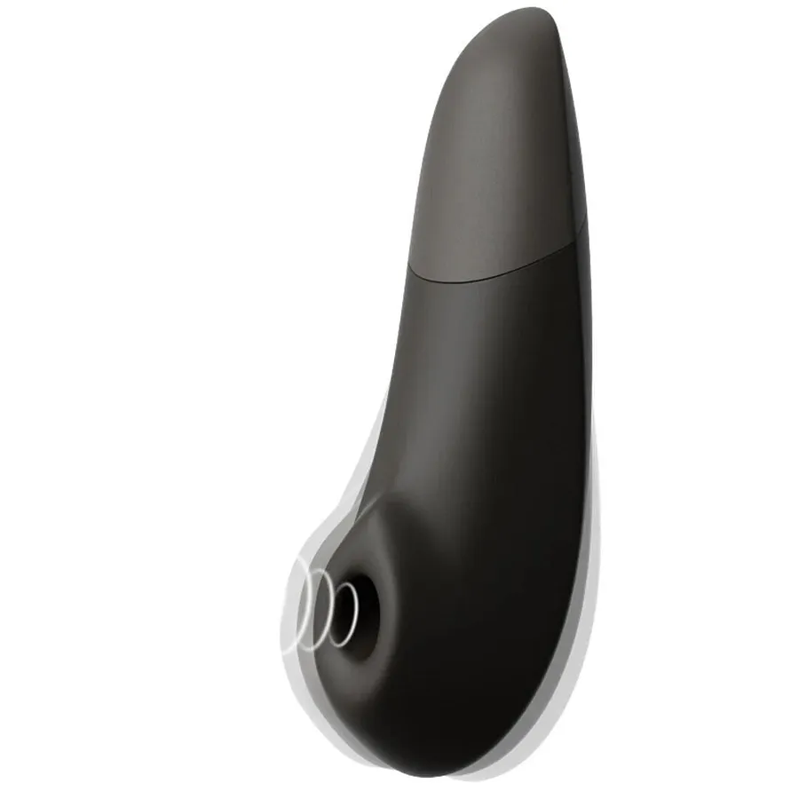 Вакуумний кліторальний стимулятор Womanizer Enhance Black (м'яте паковання)